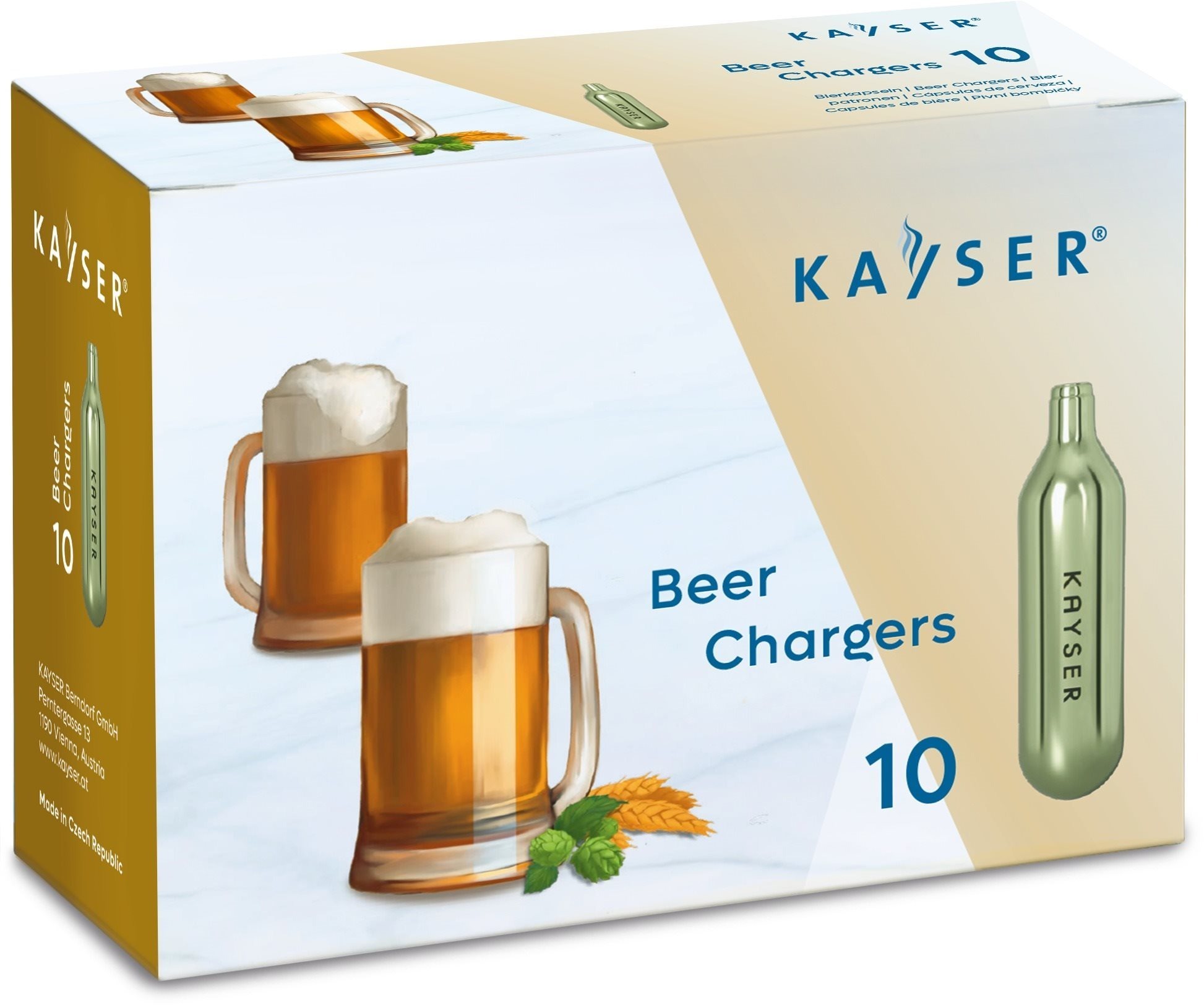 Kayser Pivné bombičky jednorazové 15,25 g 10 ks