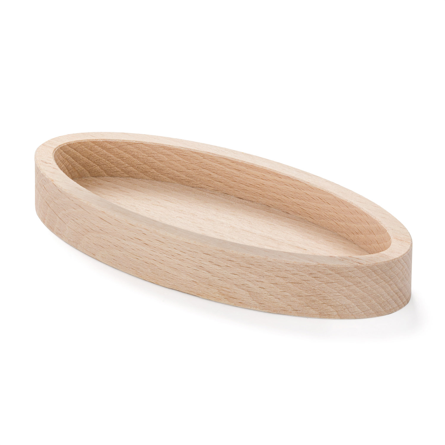 METRIE Elora-9015 Drevená miska, masívne drevo, rozmer 150 × 70 mm