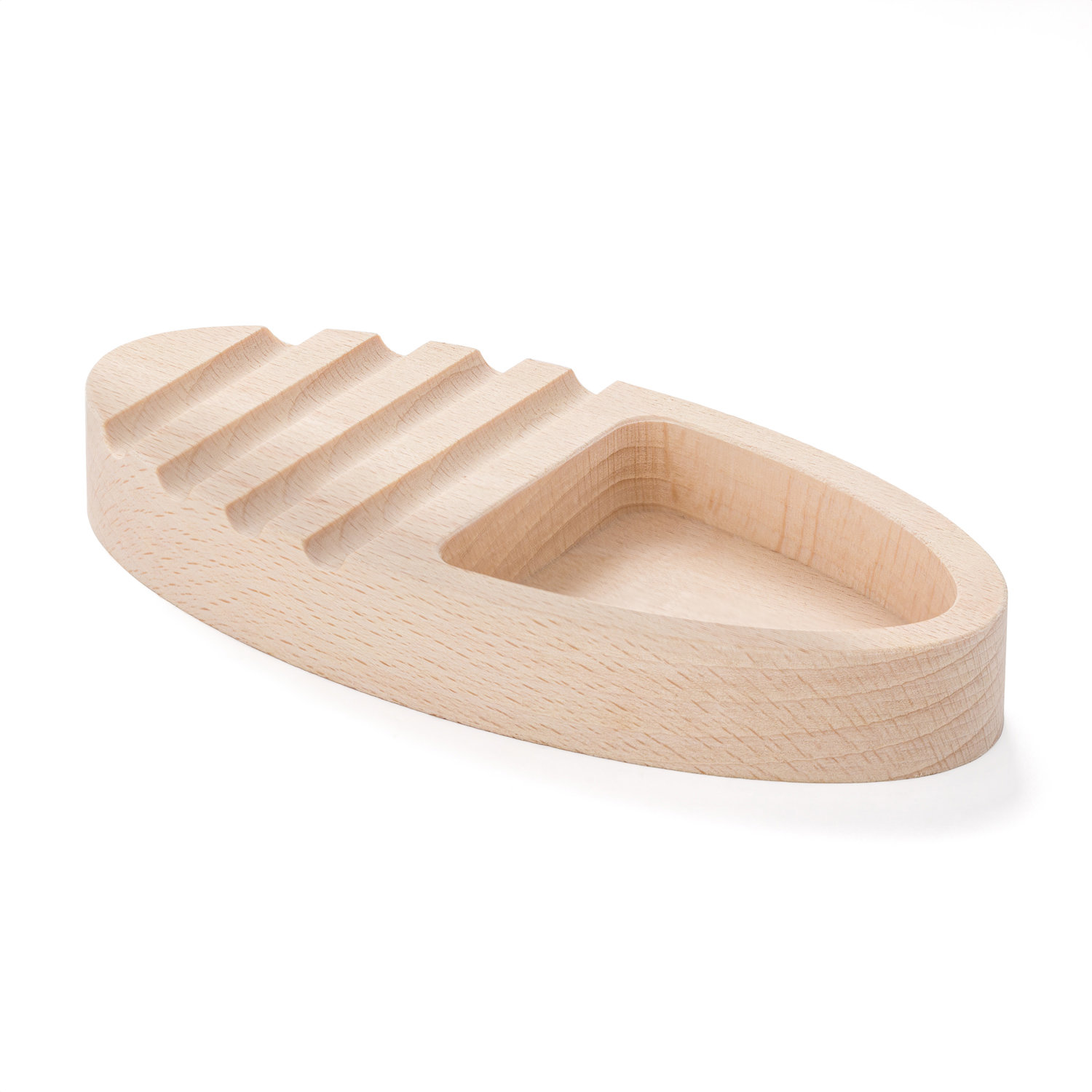 METRIE Elora-9015R Drevená miska, masívne drevo, rozmer 150 × 70 mm