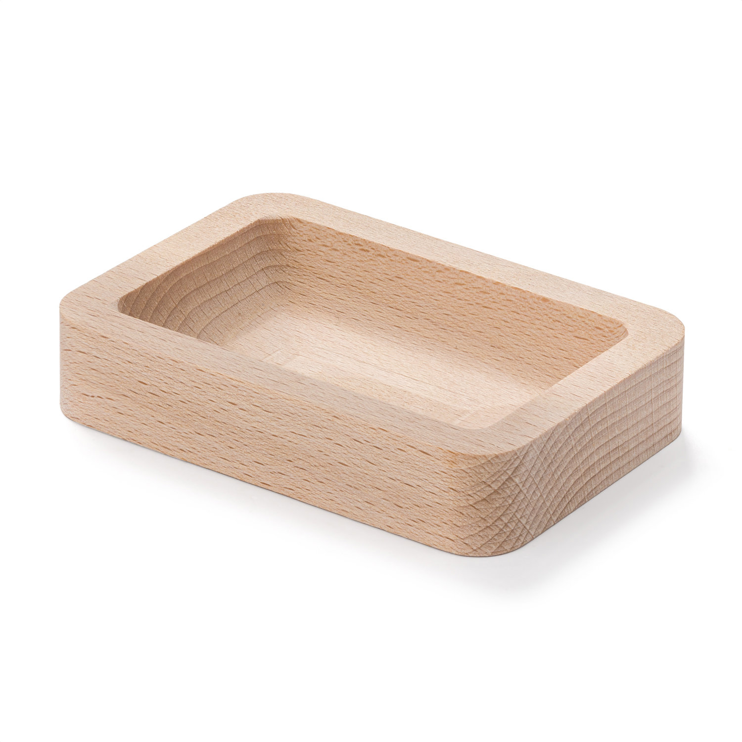 Metria Kvida-9010S Drevená miska, masívne drevo, rozmer 100 × 70 mm