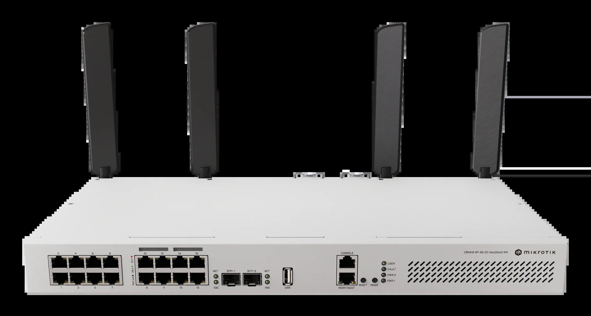Mikrotik CRS418-8P-8G-2S+5axQ2axQ-RM