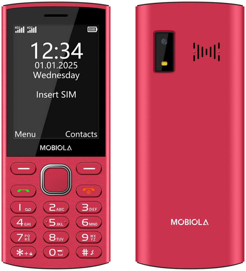 Mobiola MB4280 4G červená