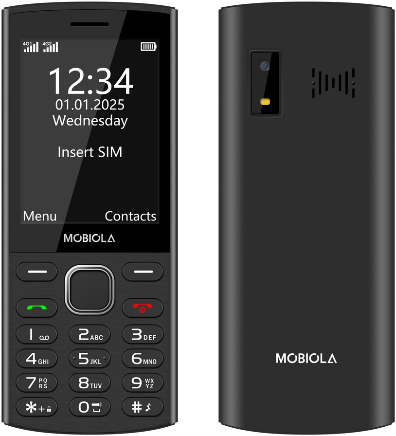 Mobiola MB4280 4G čierna