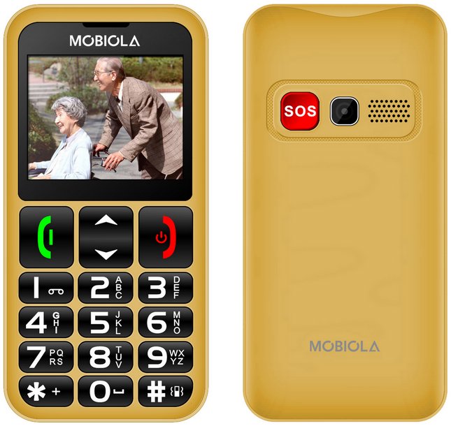 Mobiola MB700 zlatá