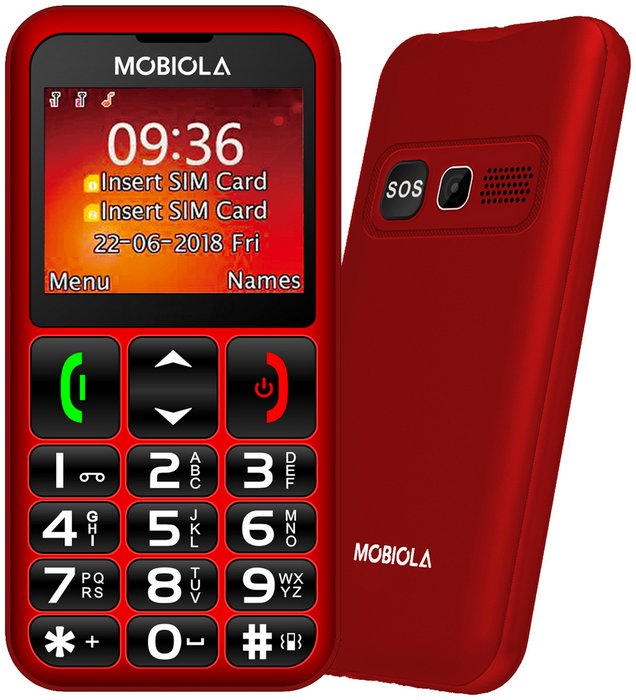 Mobiola MB700 červená