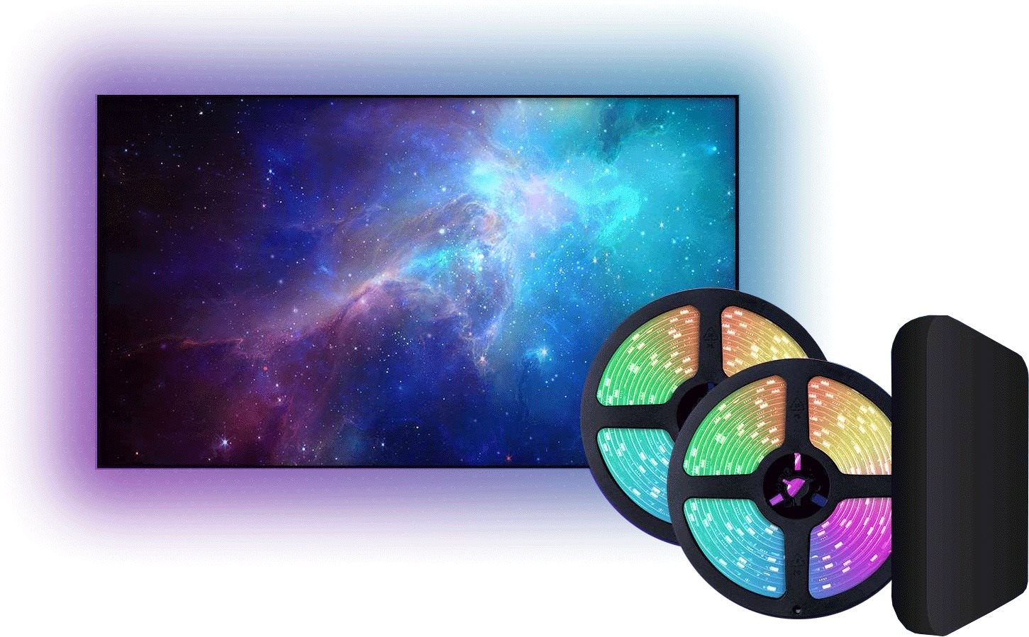 MOES Smart TV Led Strip, WiFi, RGBIC