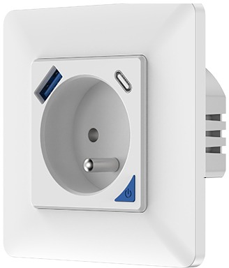 MOES Smart Wall Socket, WiFi, +USB