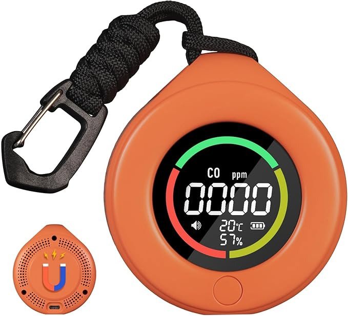 MOES Mini CO Detector, oranžová