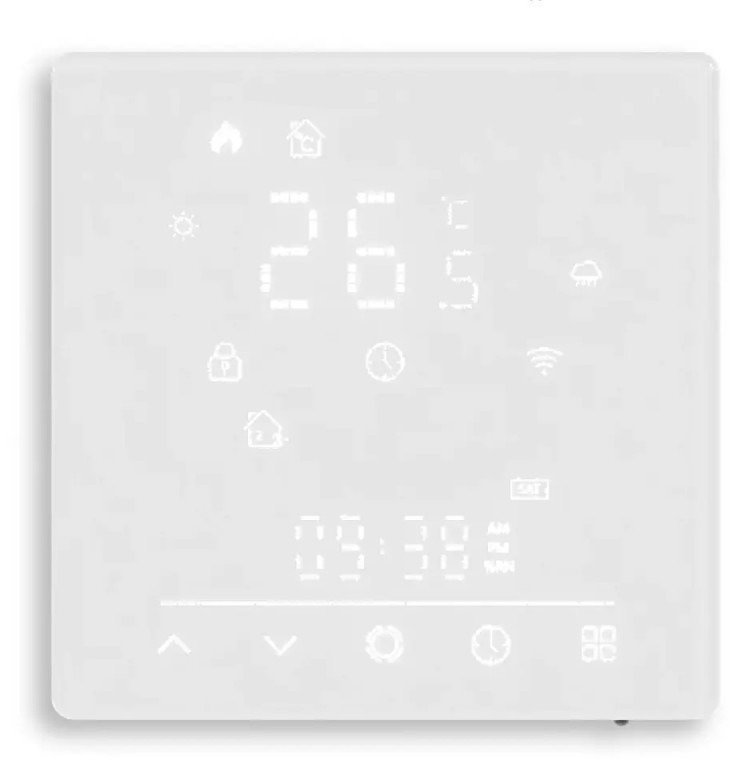 MOES Smart Matter WiFi Thermostat, GB Electric Floor Heating 16 A