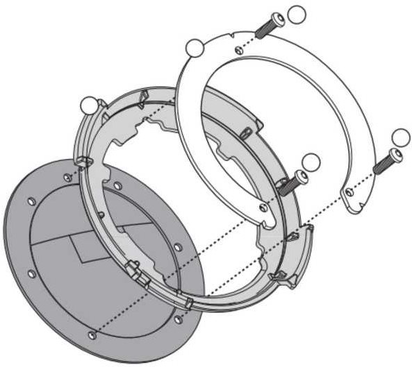 KAPPA BF03K - HONDA 600-1300 - redukcia pre tankvak tanklock