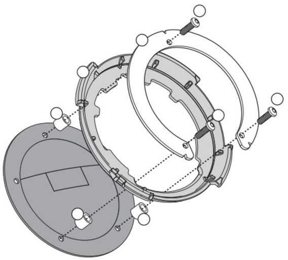 KAPPA BF04K - KAWASAKI 600-1000 - redukcia pre tankvak tanklock