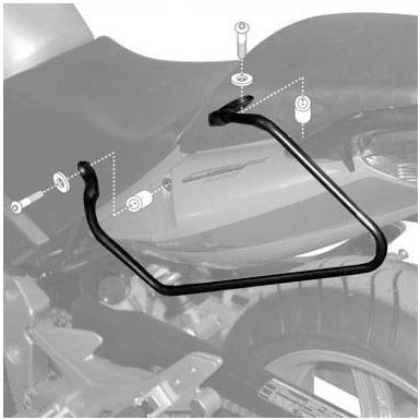 KAPPA rúrkový nosič bočných kufrov pre Honda CBF 500/600 (04 – 08)/1000(06 – 08)
