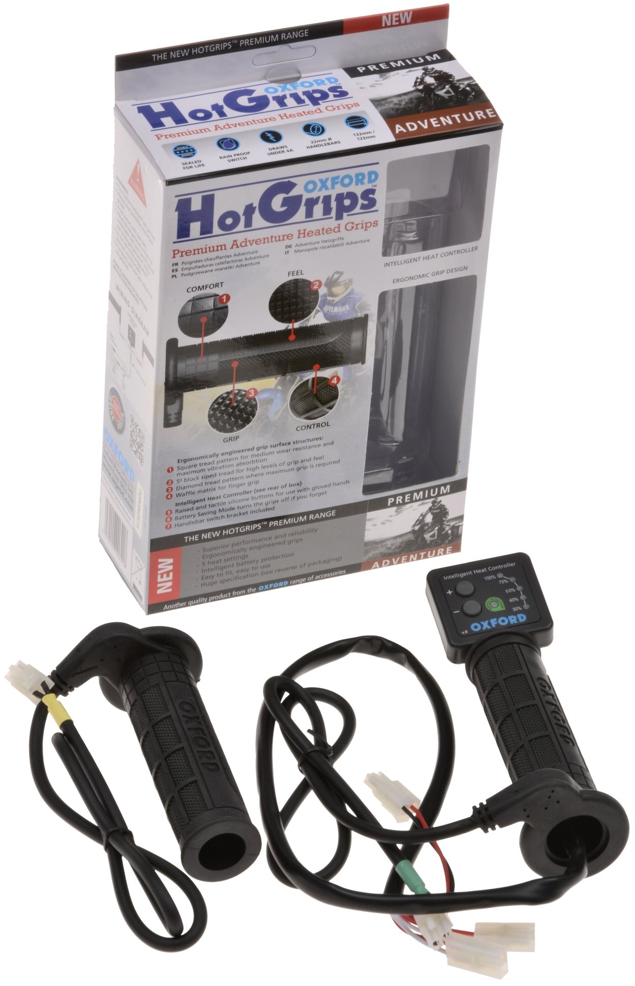 OXFORD gripy vyhrievané Hotgrips Premium Adventure