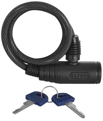 OXFORD zámek Bumper Cable Lock, kouřový 60cm