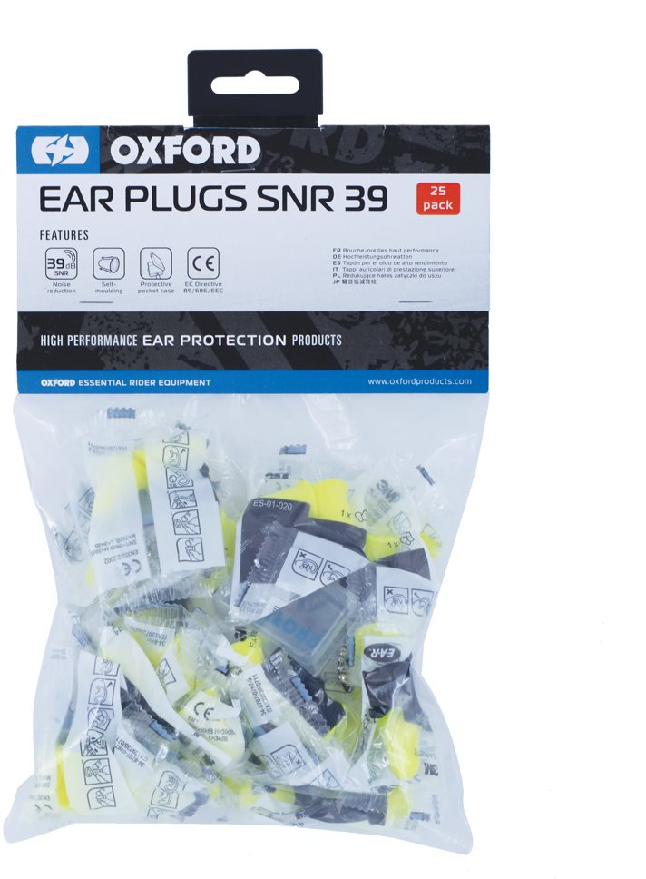 OXFORD PU štuple do uší Earsoft FX, (SNR – priemerná hodnota zníženia hluku 39 dB, obchodné balenie 25