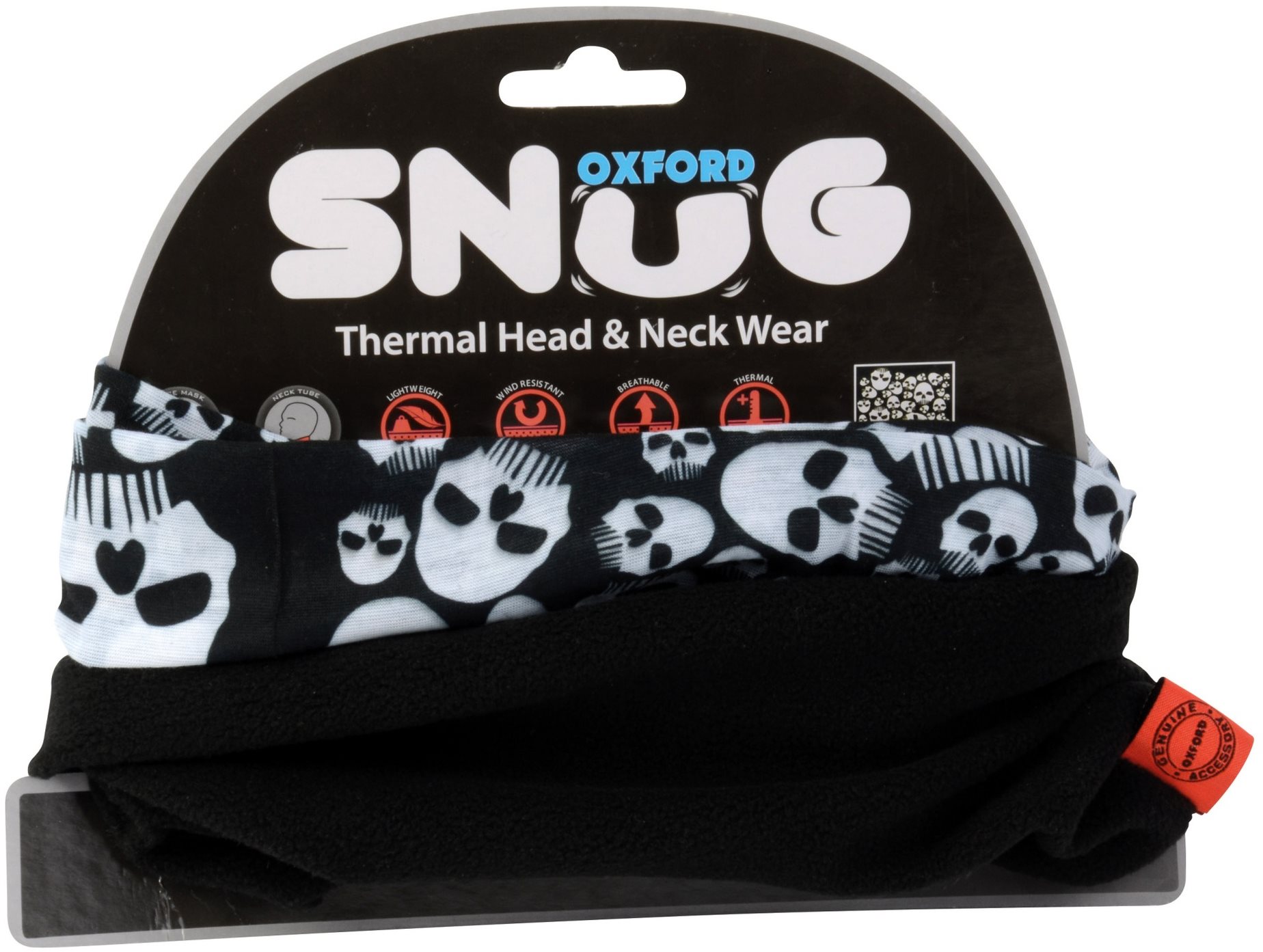 OXFORD, nákrčník Snug Skulls,