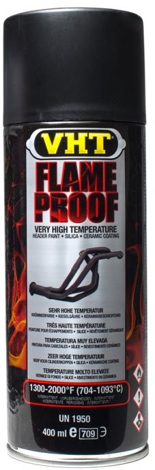 VHT Flameproof žiaruvzdorná farba čierna