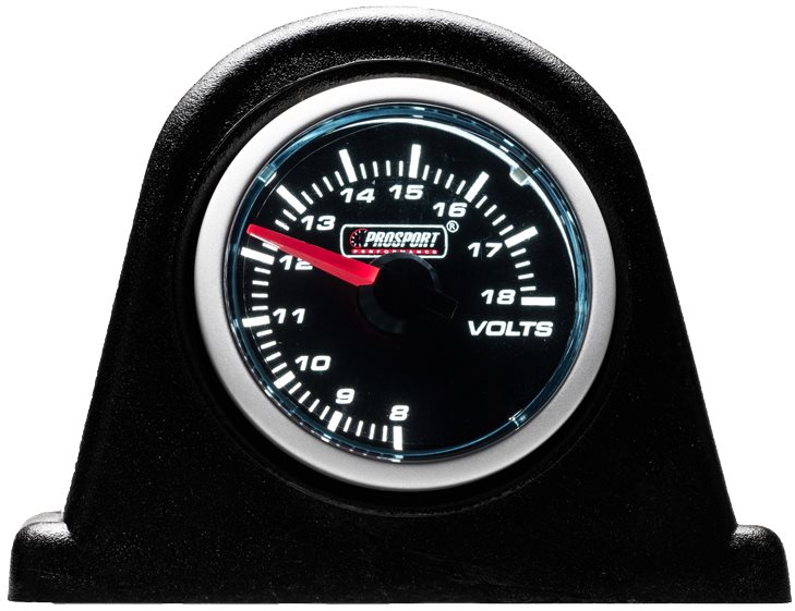 PROSPORT Smoke Lens prídavný ukazovateľ voltmeter s dymovým prekrytím