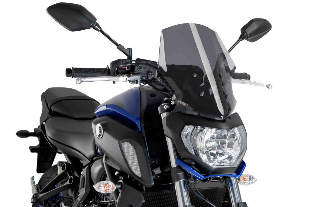 PUIG NEW. GEN SPORT tmavé dymové pre YAMAHA MT-07 (2018 – 2019)