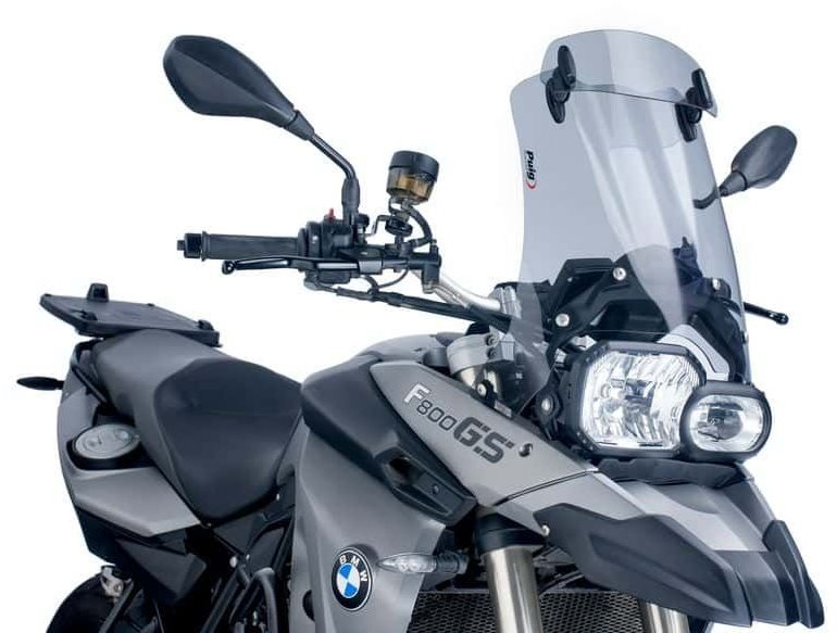 PUIG TOURING s prídavným plexi dymové pre BMW F 650 GS Dakar (2008 – 2012)