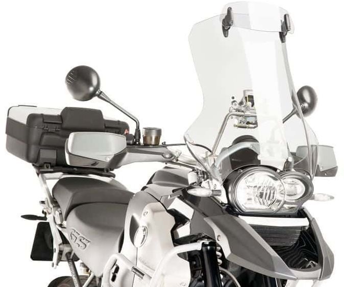 PUIG prídavné plexi na motorku nastaviteľné pripevnenie pomocou skrutky priehľadné pre YAMAHA Tenere 700
