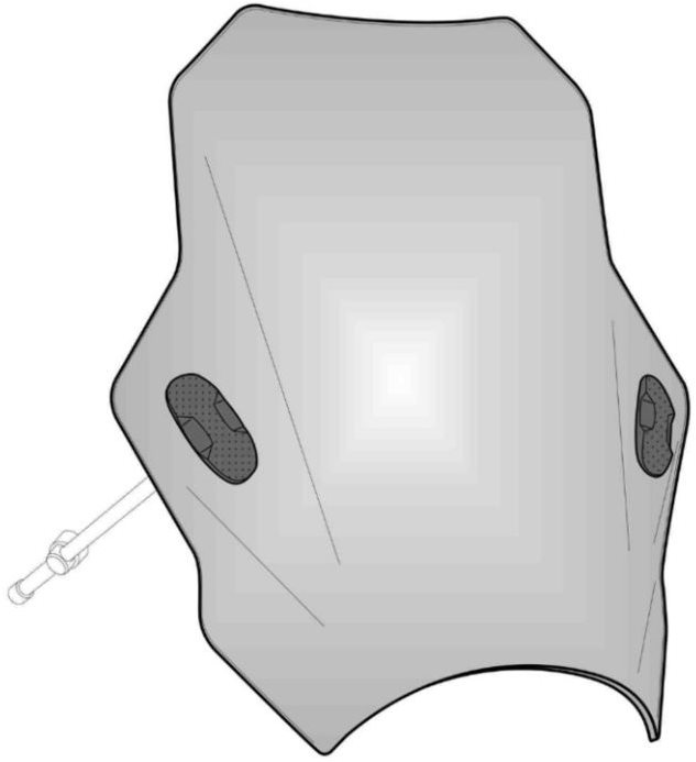 PUIG BAT číre pre HONDA CB 125 R (2018 – 2019)