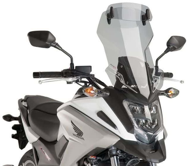 PUIG TOURING s prídavným plexi dymové pre HONDA NC 750 X (2016 – 2019)
