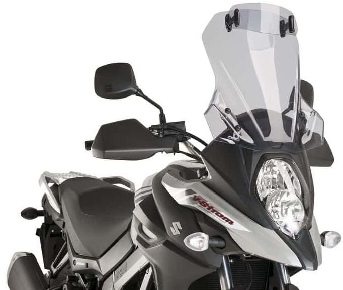 PUIG TOURING s prídavným plexi dymové pre SUZUKI DL 650 V-Strom (2017 – 2019)