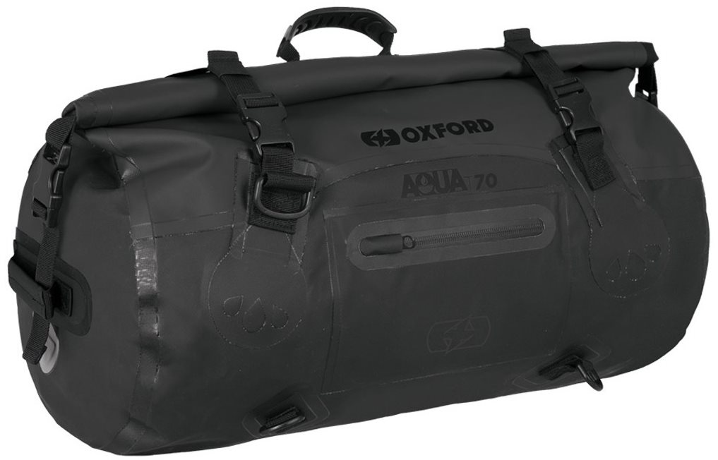 OXFORD Vodotesný vak Aqua T-70 Roll Bag (čierny objem 70 l)