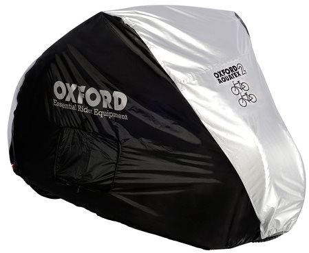 OXFORD Plachta na dva bicykle Aquatex (čierna/strieborná)