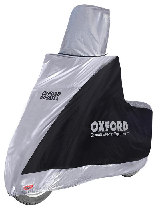 OXFORD Aquatex Highscreen Scooter vyhotovenie pre vysoké plexi (čierna/strieborná, uni veľkosť)