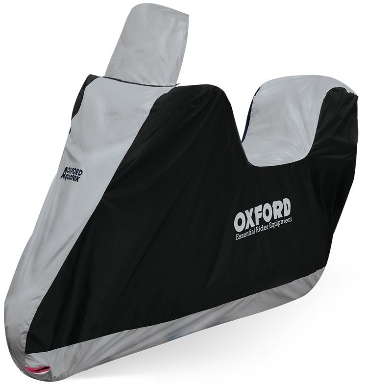 OXFORD Aquatex Highscreen Scooter vyhotovenie pre vysoké plexi (čierna/strieborná, uni veľkosť)