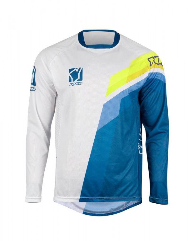 YOKO VIILEE biela/modrá/žltá veľkosť XL
