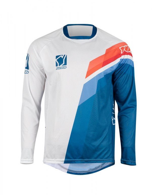YOKO VIILEE biela/modrá/oranžová veľkosť L