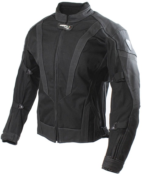 Cappa Racing SEPANG koža/textil čierna M