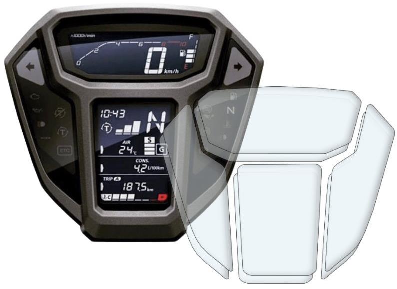 SEFIS ochranná fólia budíkov Honda CRF1000L Africa Twin 2016 – 2017