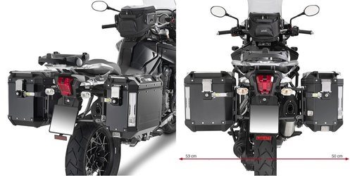 KAPPA KL6408CAM nosič bočných kufrov TRIUMPH Tiger 1200/Explorer 1200 (12 – 18)