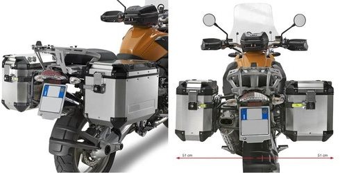 KAPPA KL684CAM nosič bočných kufrov BMW R 1200 GS/Adventure (04 – 13)