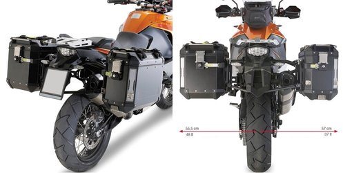 KAPPA KL7705CAM nosič bočných kufrov KTM 1050/1090/1190/1290 Adventure/Super Adventure (13 – 19)