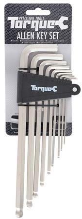 OXFORD Sada predĺžených, zahnutých imbusov ALLEN KEY SET TORQUE (1,5 až 10 mm)