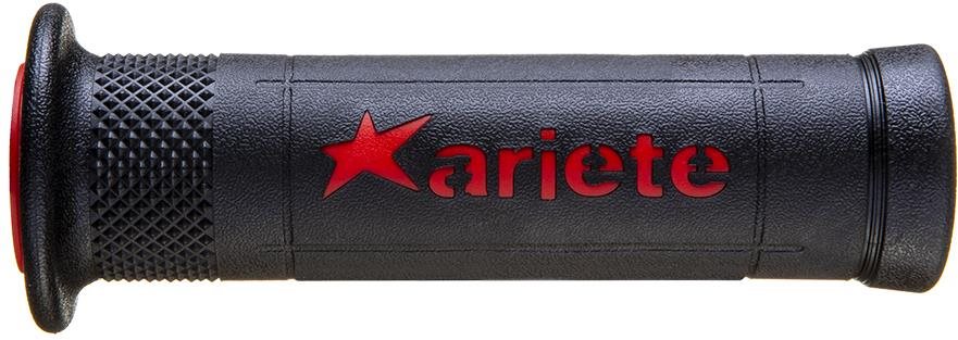 ARIETE čierno-červené cestné moto rukoväti