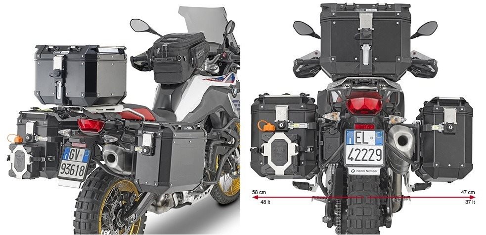 KAPPA KL5127CAM nosič bočných kufrov BMW F 750 GS/850 GS/Adventure (18 – 21)