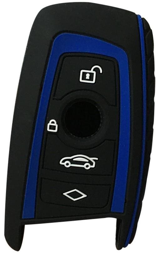 M-Style Silikónový obal na kľúčik BMW F10 F20 F30 Z4 X1 X3 X4 M1 M2 M3 1 2 3 5 7 Modrý