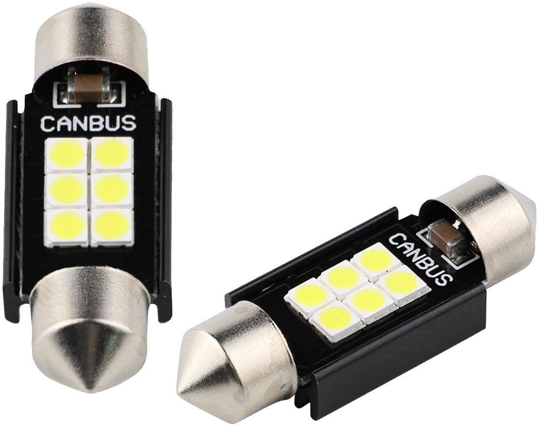 SEFIS LED žiarovka sufit 36 mm 12 V 6SMD CANBUS