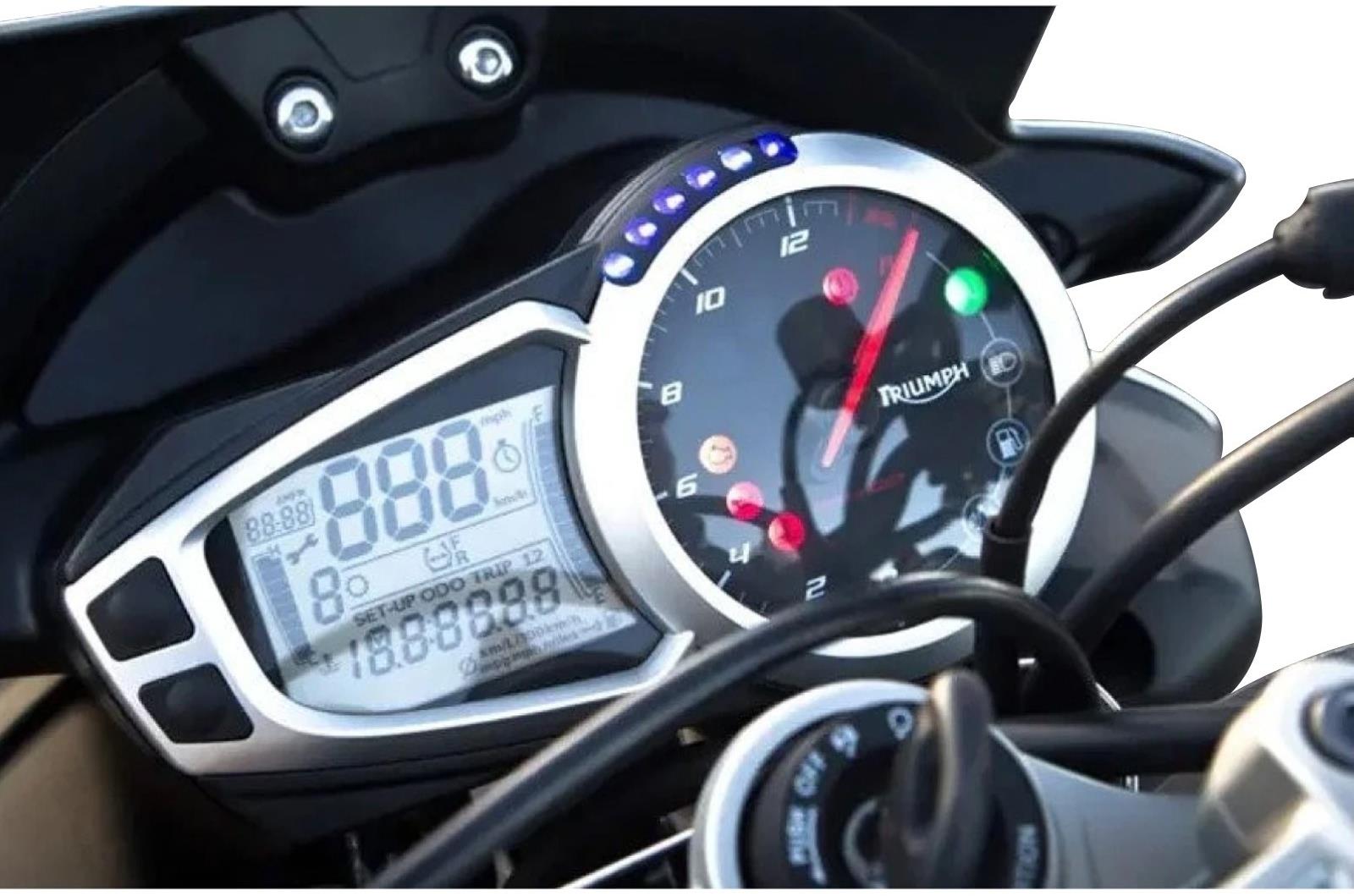 SEFIS ochranná fólia budíkov Triumph Speed Triple 675
