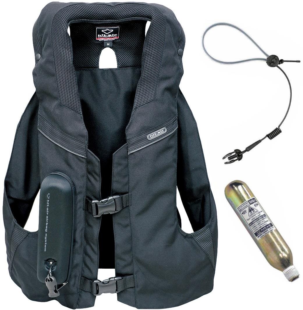 Hit-Air MLV 2 airbag vesta čierna – Veľkosť : Medium (S – XL)