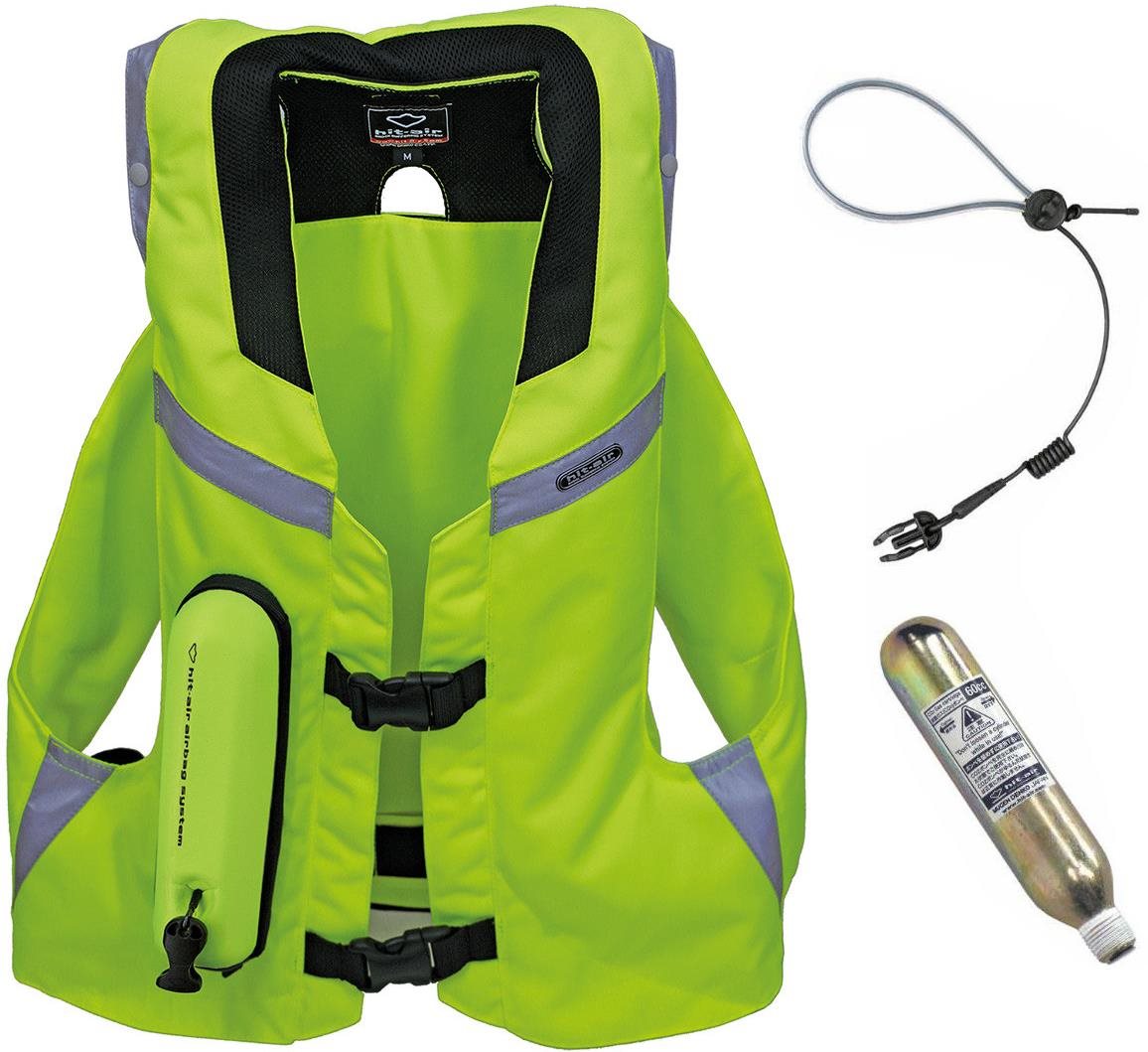 Hit-Air MLV 2 airbag vesta reflexná žltá – Veľkosť : Large (XL – 3 XL)