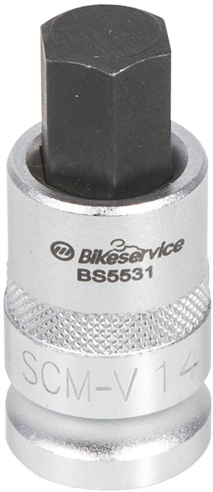 BIKESERVICE sťahovač osi kolies (6-hranný 14 mm)