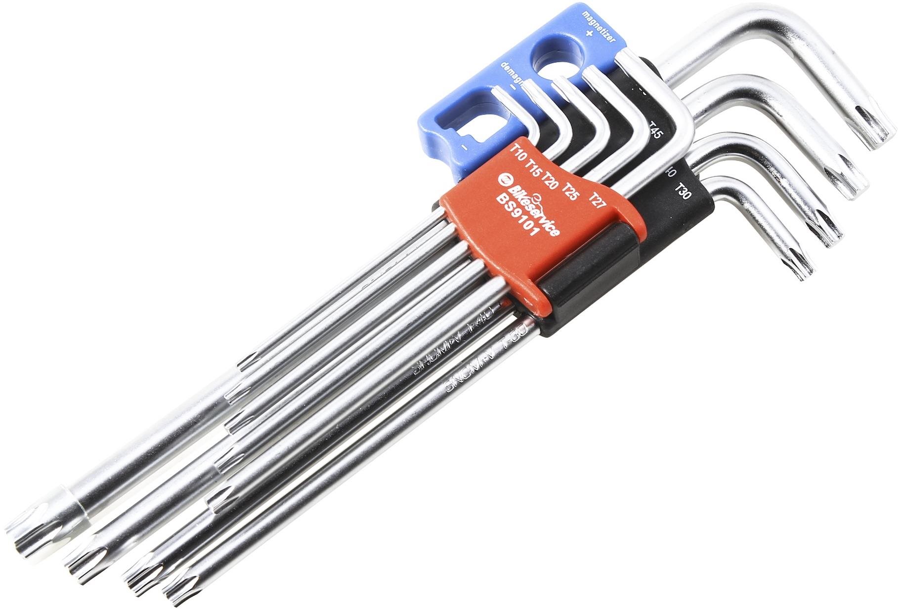 BIKESERVICE súprava 9 TX bitových kľúčov s magnetom