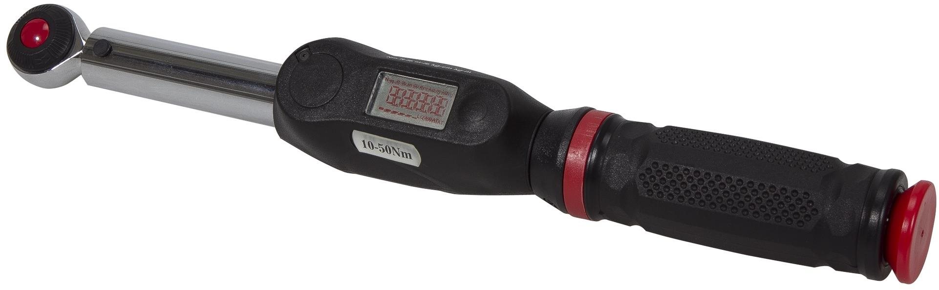 BIKESERVICE momentový kľúč digitálny 1/4" (10 – 50 Nm)